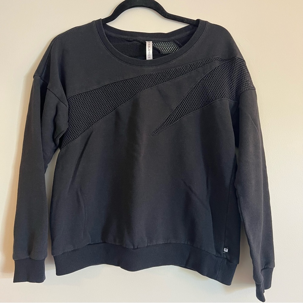 Fabletics Mesh Cutout Sweatshirt